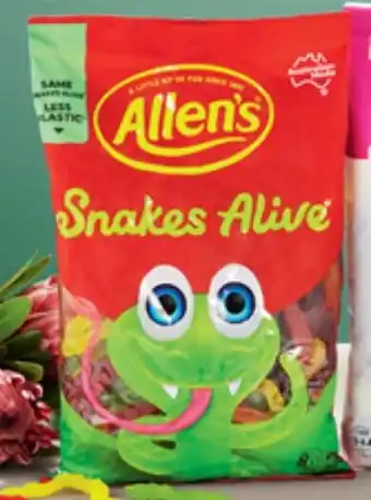 ALDI Allen's Snakes Alive 1kg offer