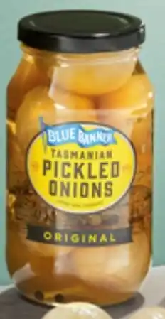 ALDI Blue Banner Original Tasmanian Pickled Onions 525g offer