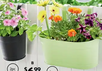 ALDI Metal Hanging Trough or Pots offer