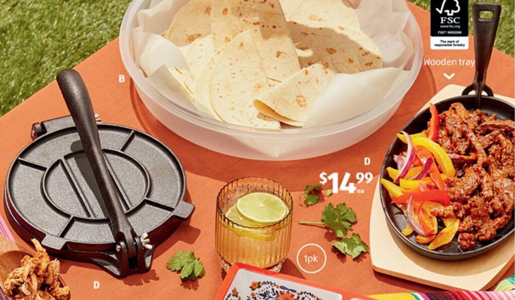 Cast Iron Sizzle Plate, Sizzle Dish or Tortilla Press offer at ALDI