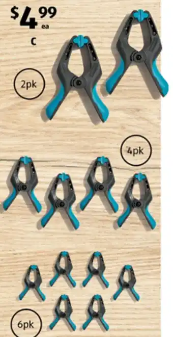 ALDI Assorted Spring Clamp Sets offer