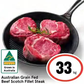 IGA Australian Grain Fed Beef Scotch Fillet Steak offer