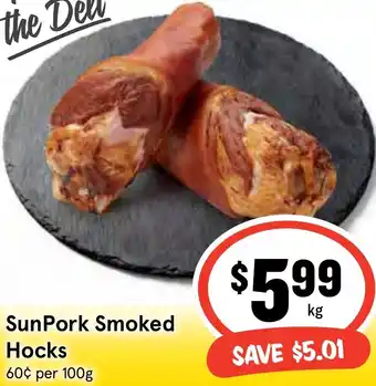 IGA SunPork Smoked Hocks offer