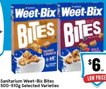 IGA Sanitarium Weet-Bix Bites 500-510g offer