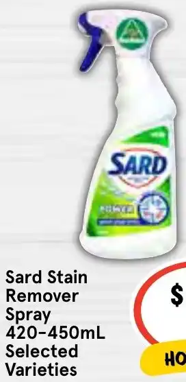 IGA Sard Stain Remover Spray 420-450mL offer