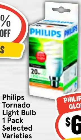 IGA Philips Tornado Light Bulb 1 Pack offer