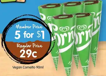 Spudshed Vegan Cornetto 90ml offer
