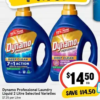 IGA Dynamo Professional Laundry Liquid 2 Litre offer