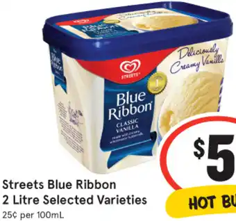 IGA Streets Blue Ribbon 2 Litre offer