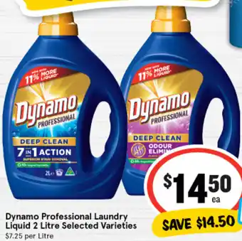 IGA Dynamo Professional Laundry Liquid 2 Litre offer