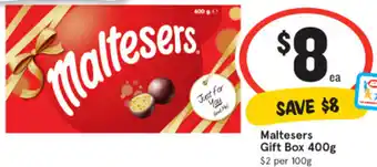 IGA Maltesers Gift Box 400g offer