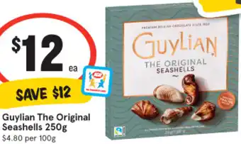 IGA Guylian The Original Seashells 250g offer