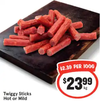 IGA Twiggy Sticks Hot or Mild offer