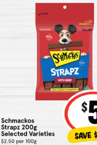 IGA Schmackos Strapz 200g offer