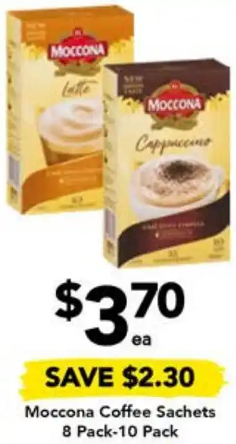 Drakes Moccona Coffee Sachets 8 Pack-10 Pack offer