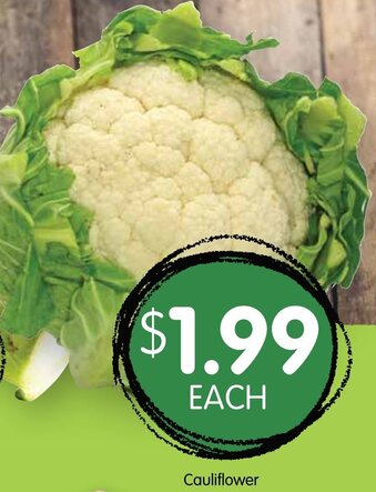 Spudshed Cauliflower offer