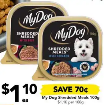 Drakes My Dog Shredded Meals 100g offer