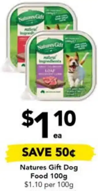 Drakes Natures Gift Dog Food 100g offer