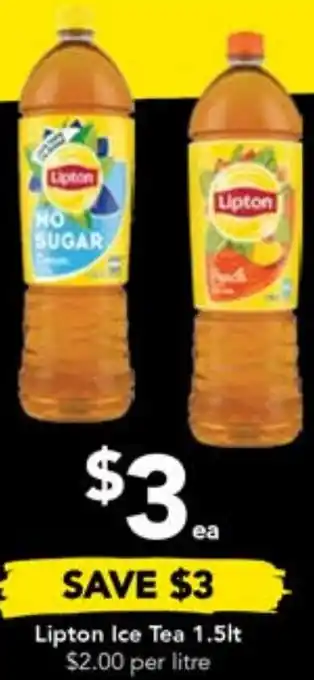 Drakes Lipton Ice Tea 1.5lt offer