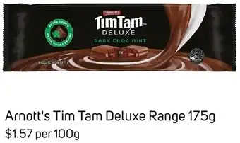 Foodland Arnott's Tim Tam Deluxe Range 175g offer