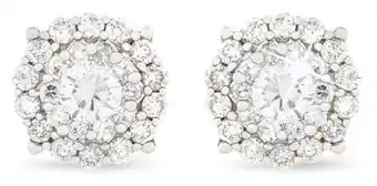 Grahams Jewellers Diamond cluster studs in 9ct gold offer