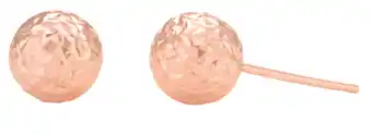 Grahams Jewellers 9ct rose gold round 7mm ball studs offer