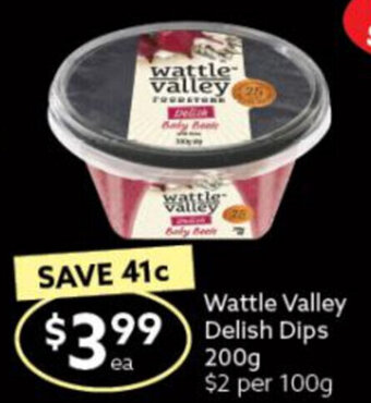 Ritchies Wattle Valley Delish Dips 200g offer