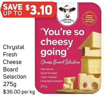 Foodland Chrystal Fresh Cheese Board Selection 275g offer