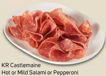 Foodland KR Castlemaine Hot or Mild Salami or Pepperoni offer