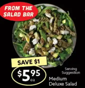 Ritchies Medium Deluxe Salad offer