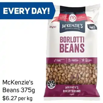 Foodland McKenzie's Beans 375g offer