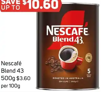 Foodland Nescafé Blend 43 500g offer