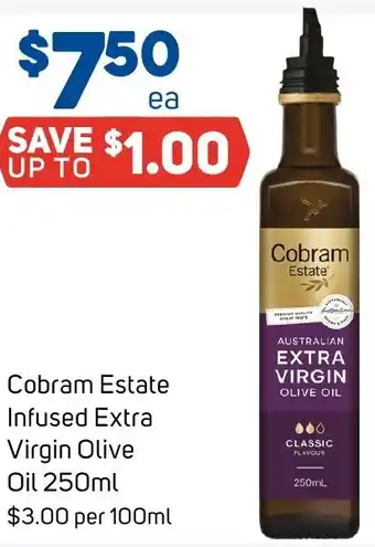 Foodland Cobram Estate Infused Extra Virgin Olive Oil 250ml offer