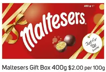 Foodland Maltesers Gift Box 400g offer