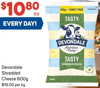 Foodland Devondale Shredded Cheese 600g offer