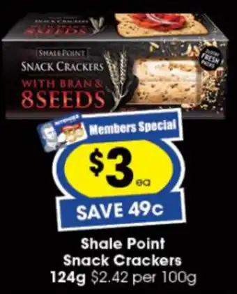 Ritchies Shale Point Snack Crackers 124g offer