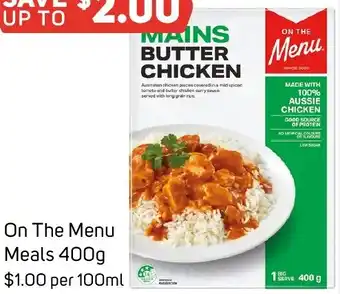 Foodland On The Menu Meals 400g offer