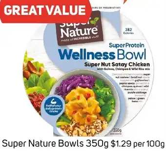 Foodland Super Nature Bowls 350g offer