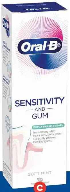 Foodland Oral B Sensitivity & Gum Toothpaste 90g offer