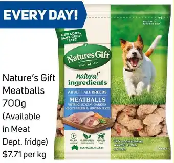 Foodland Nature's Gift Meatballs 700g offer