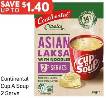 Foodland Continental Cup A Soup 2 Serve offer