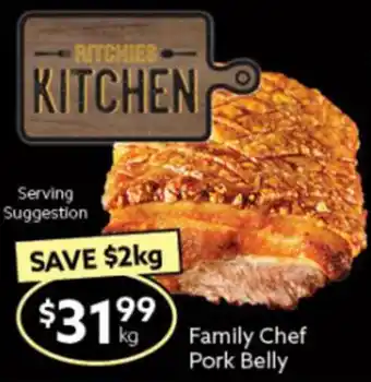 Ritchies Family Chef Pork Belly offer
