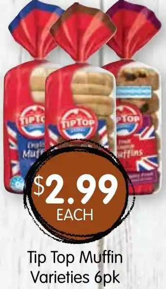 Spudshed Tip Top Muffin Varieties 6pk offer