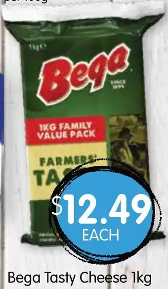 Spudshed Bega Tasty Cheese 1kg offer