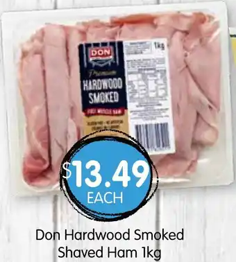 Spudshed Don Hardwood Smoked Shaved Ham 1kg offer