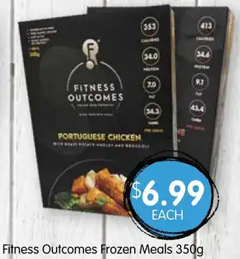 Spudshed Fitness Outcomes Frozen Meals 350g offer