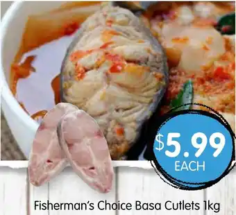 Spudshed Fisherman's Choice Basa Cutlets 1kg offer