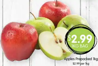 Spudshed Apples Prepacked 1kg offer