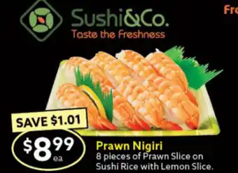 Ritchies Prawn Nigiri offer