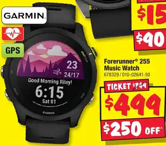 JB Hi-Fi Forerunner 255 Music Watch offer